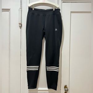 Adidas response leggings with ankle zippers
